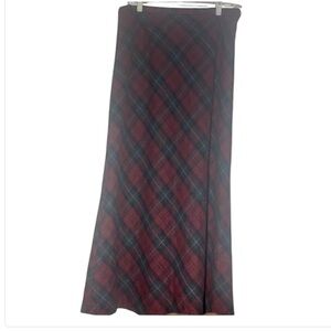 Vintage Eddie Bauer 1920 Women’s Plaid A-Line Skirt SZ 12
